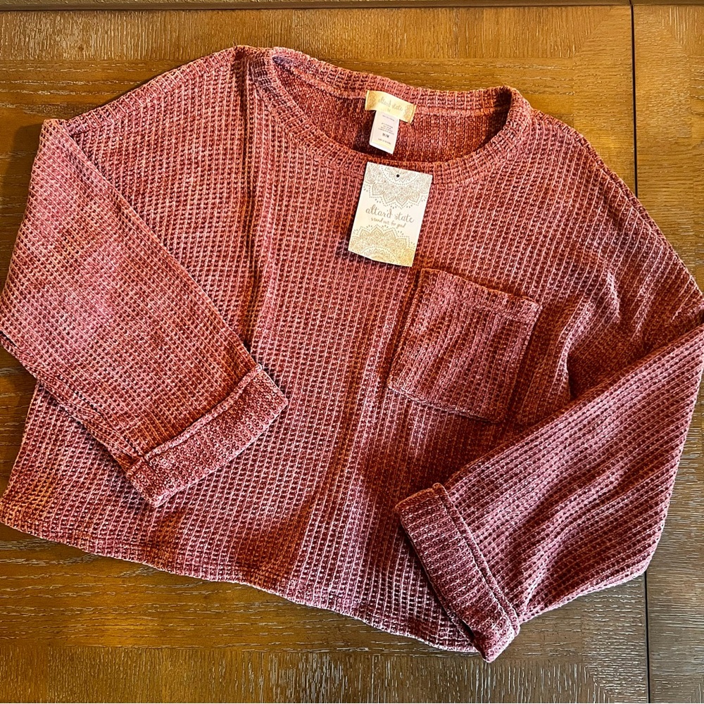 NWT✨ Altar’d State Mauve Sweater - Size Medium